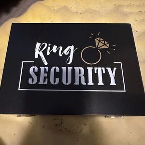 His & hers ring security box